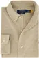 Polo Ralph Lauren overhemd beige gemêleerd normale fit katoen