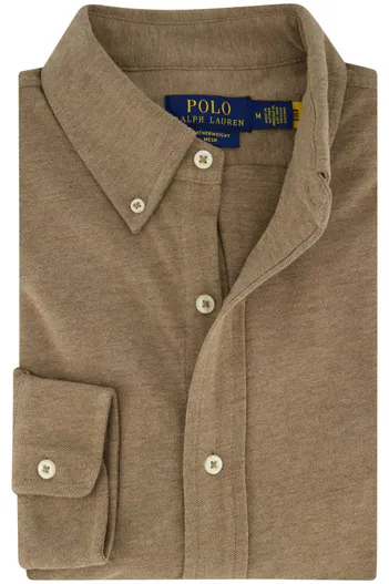 Polo Ralph Lauren Polo Ralph Lauren overhemd beige katoen