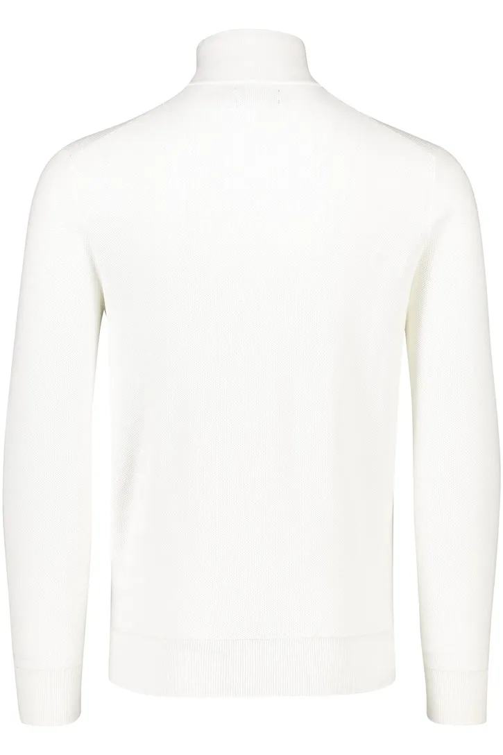 Katoenen Polo Ralph Lauren half zip trui wit