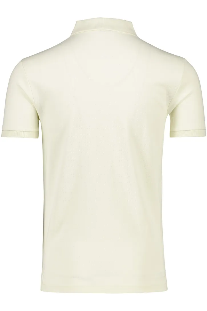 Polo Ralph Lauren 2-knoops polo slim fit ecru katoen