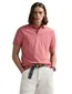 2-knoops Polo Ralph Lauren polo slim fit roze katoen
