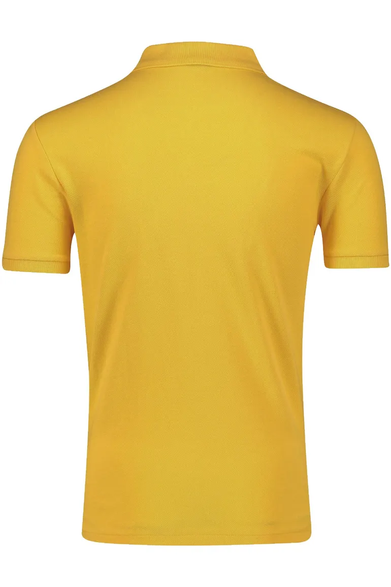 Polo Ralph Lauren katoenen polo slim fit geel 2-knoops