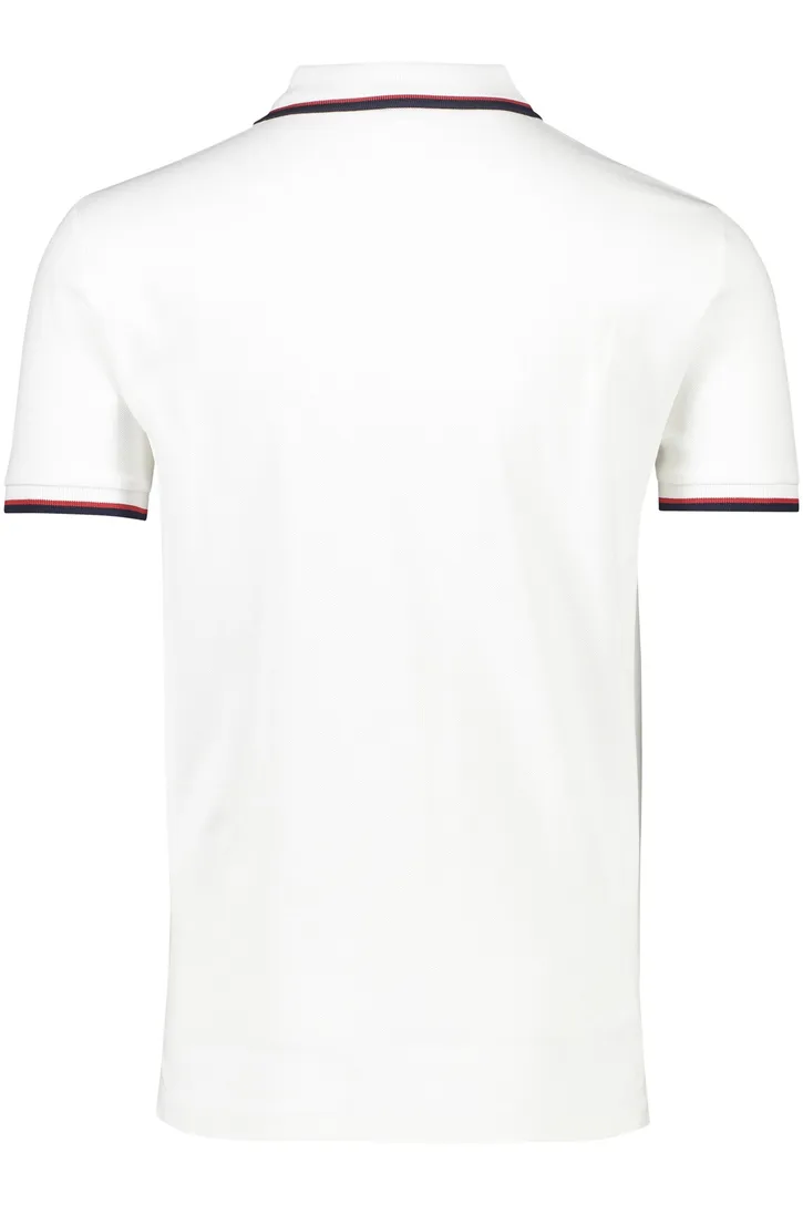 Polo Ralph Lauren polo slim fit wit effen katoen korte mouwen
