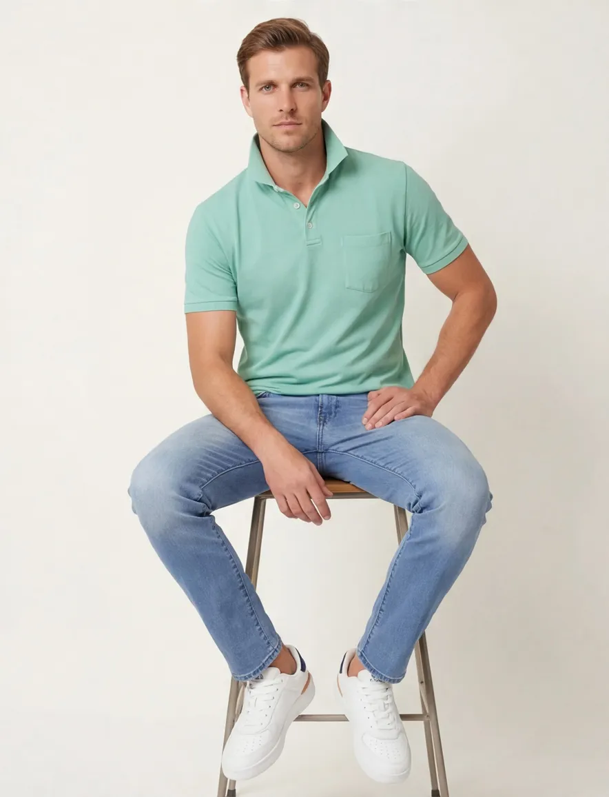 Polo Ralph Lauren polo groen katoen