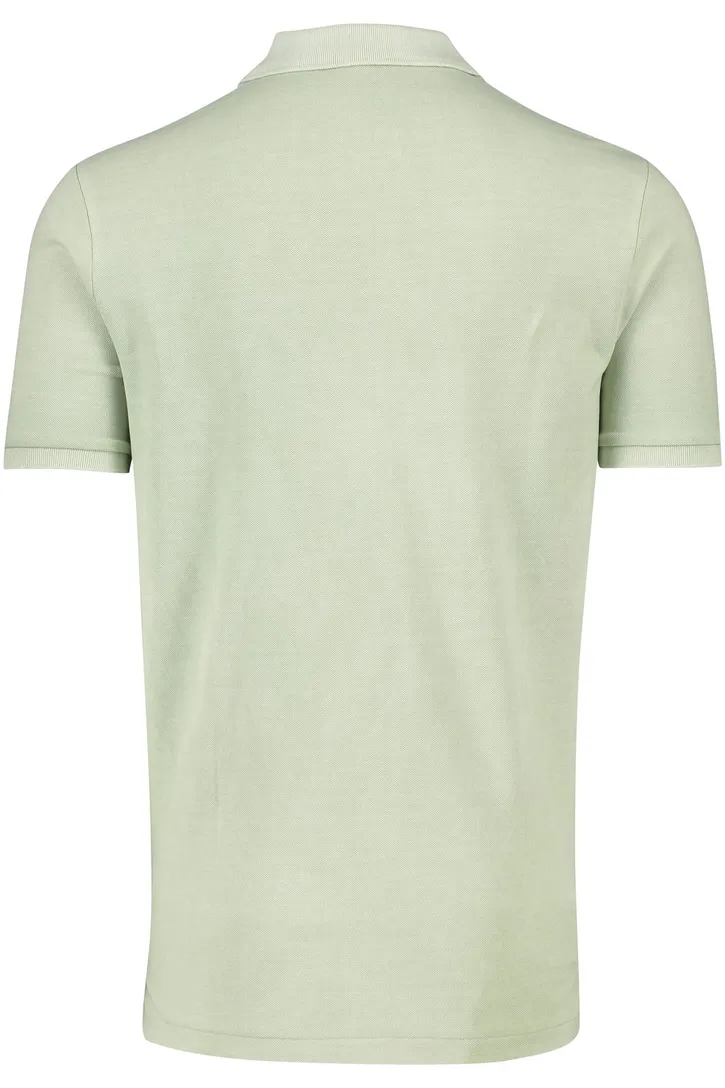katoenen Polo Ralph Lauren polo groen effen wijde fit