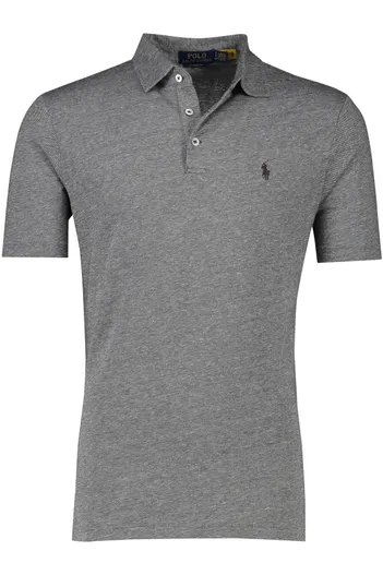 Polo Ralph Lauren Grijs gemêleerd Polo Ralph Lauren polo katoen classic fit 3-knoops