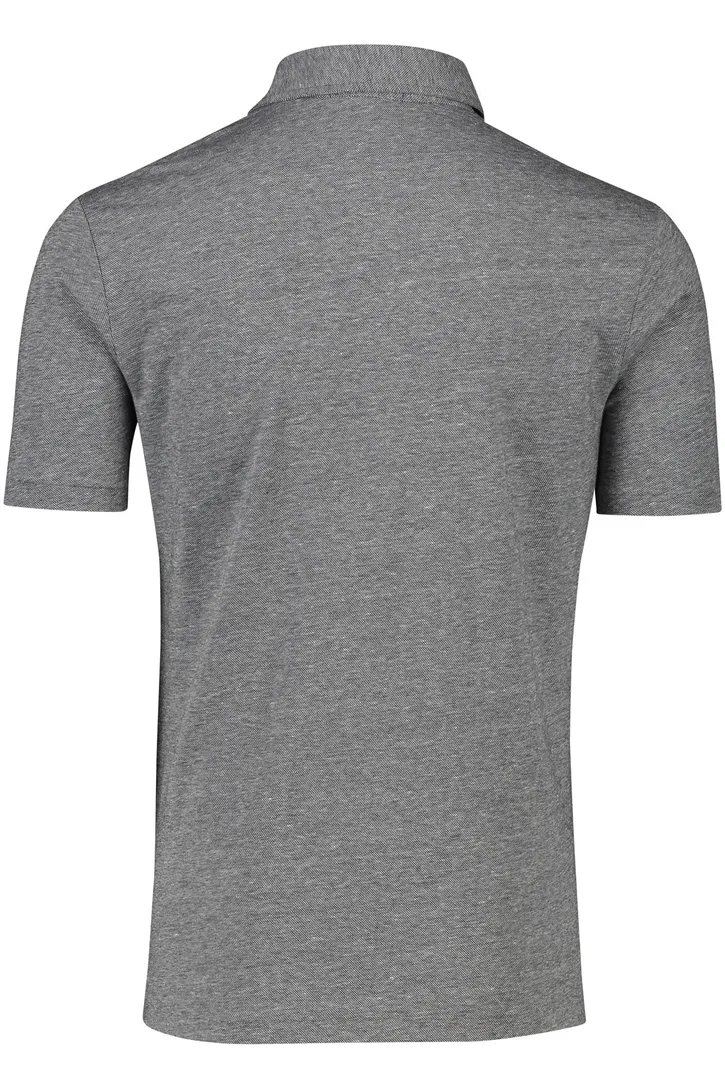 Classic fit Polo Ralph Lauren polo 3-knoops grijs gemêleerd katoen