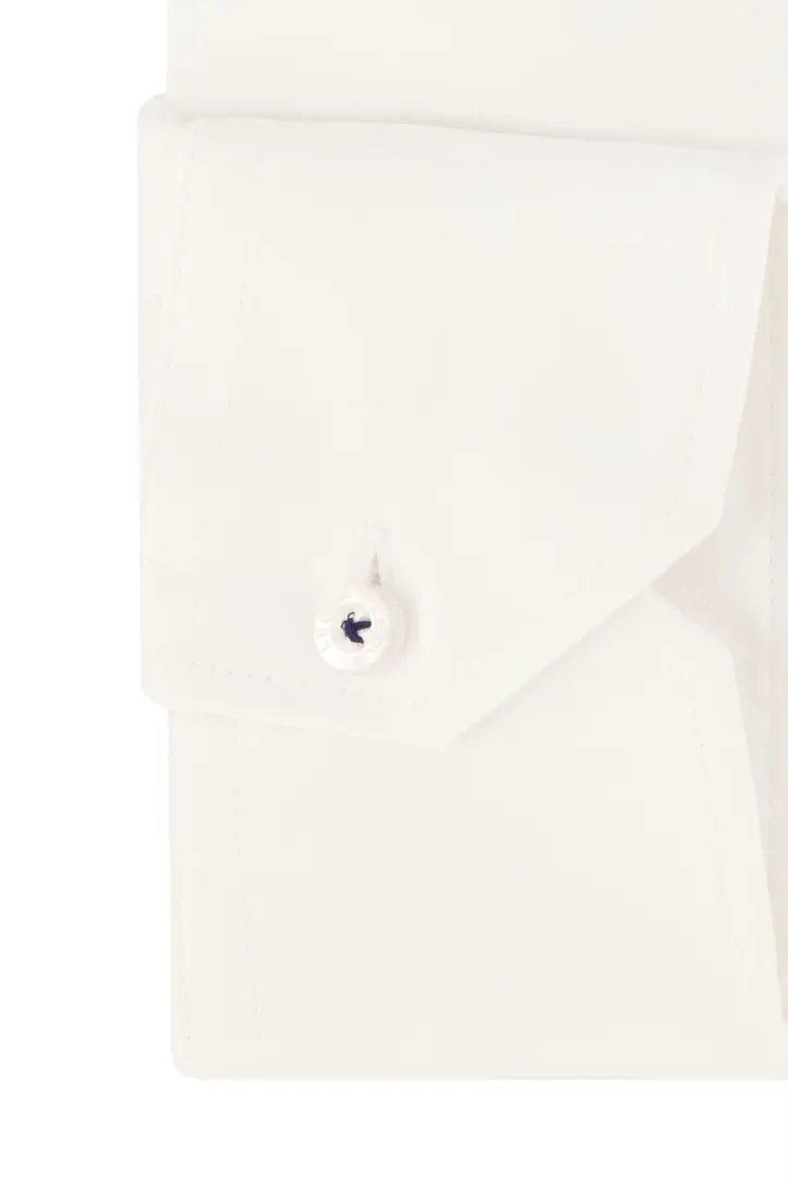 Wit Ledub overhemd modern fit