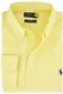 Polo Ralph Lauren casual overhemd normale fit geel effen katoen
