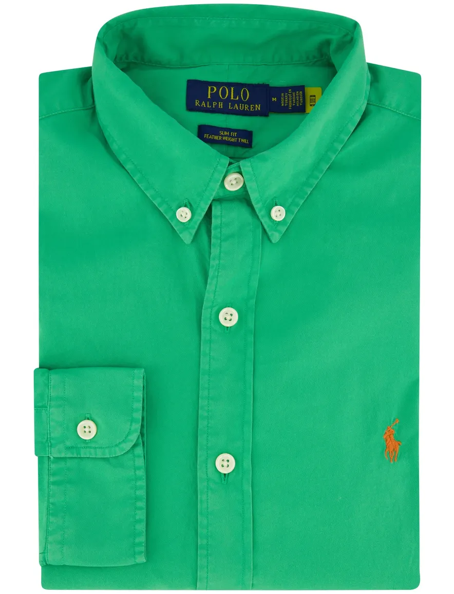 Polo Ralph Lauren overhemd slim fit groen katoen