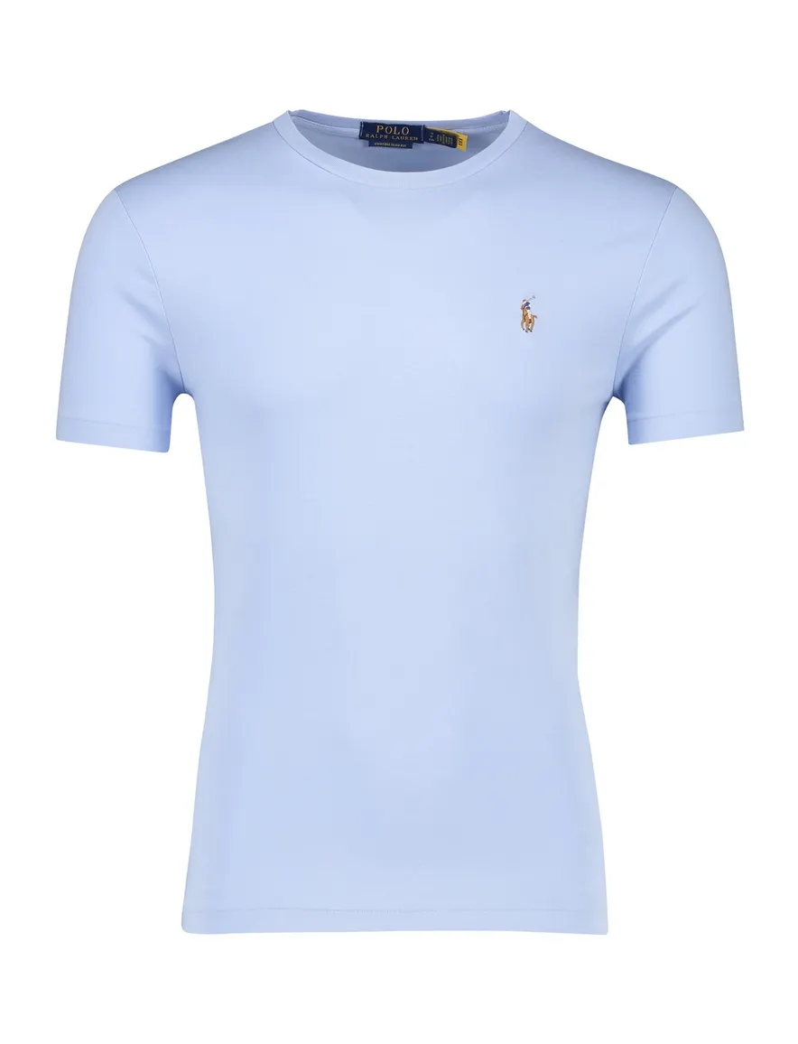 Polo Ralph Lauren t-shirt lichtblauw slim fit