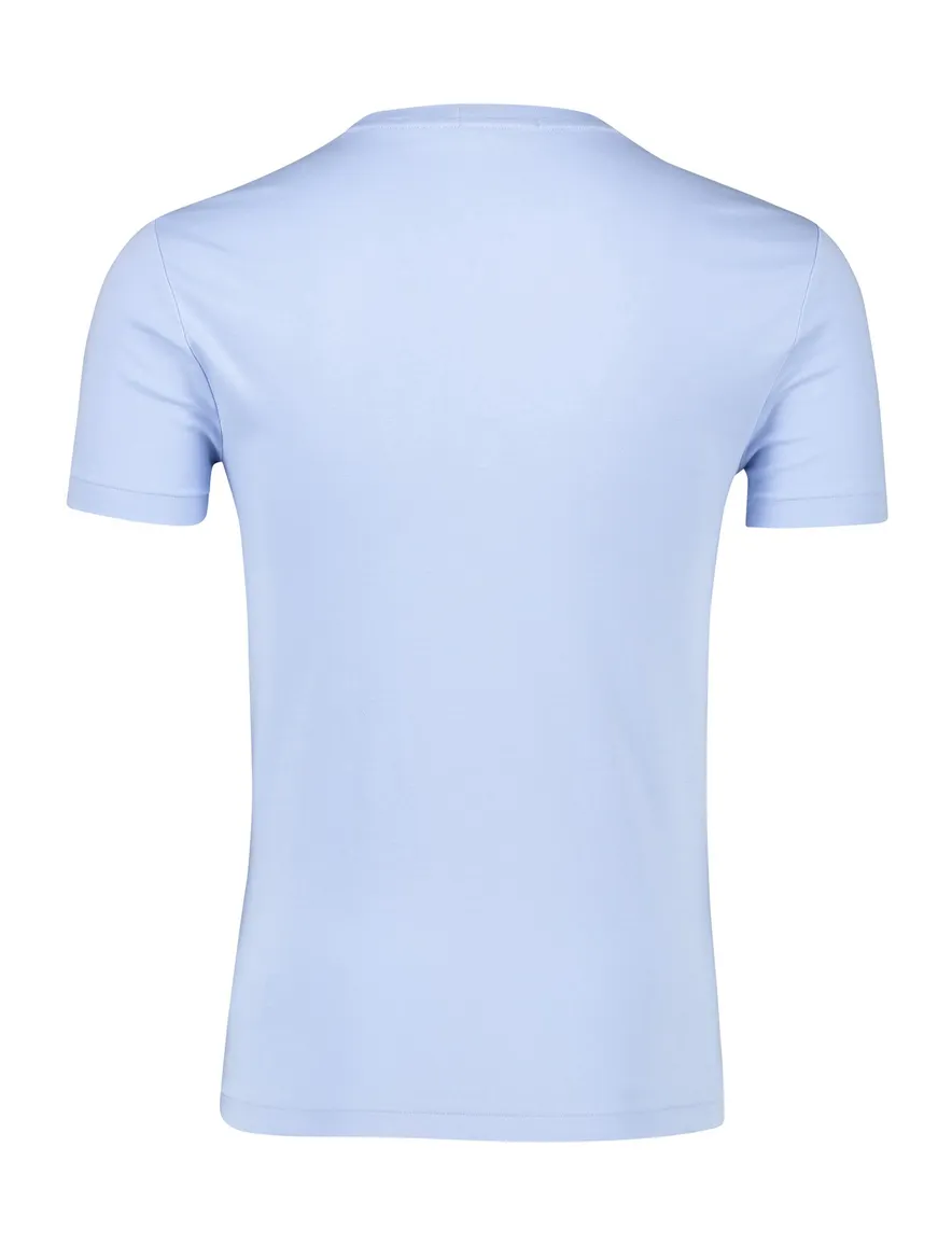 Polo Ralph Lauren t-shirt lichtblauw slim fit