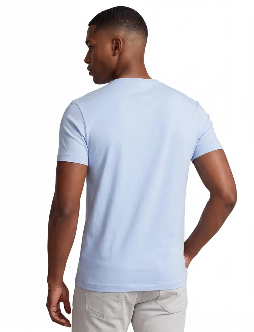Polo Ralph Lauren t-shirt lichtblauw slim fit