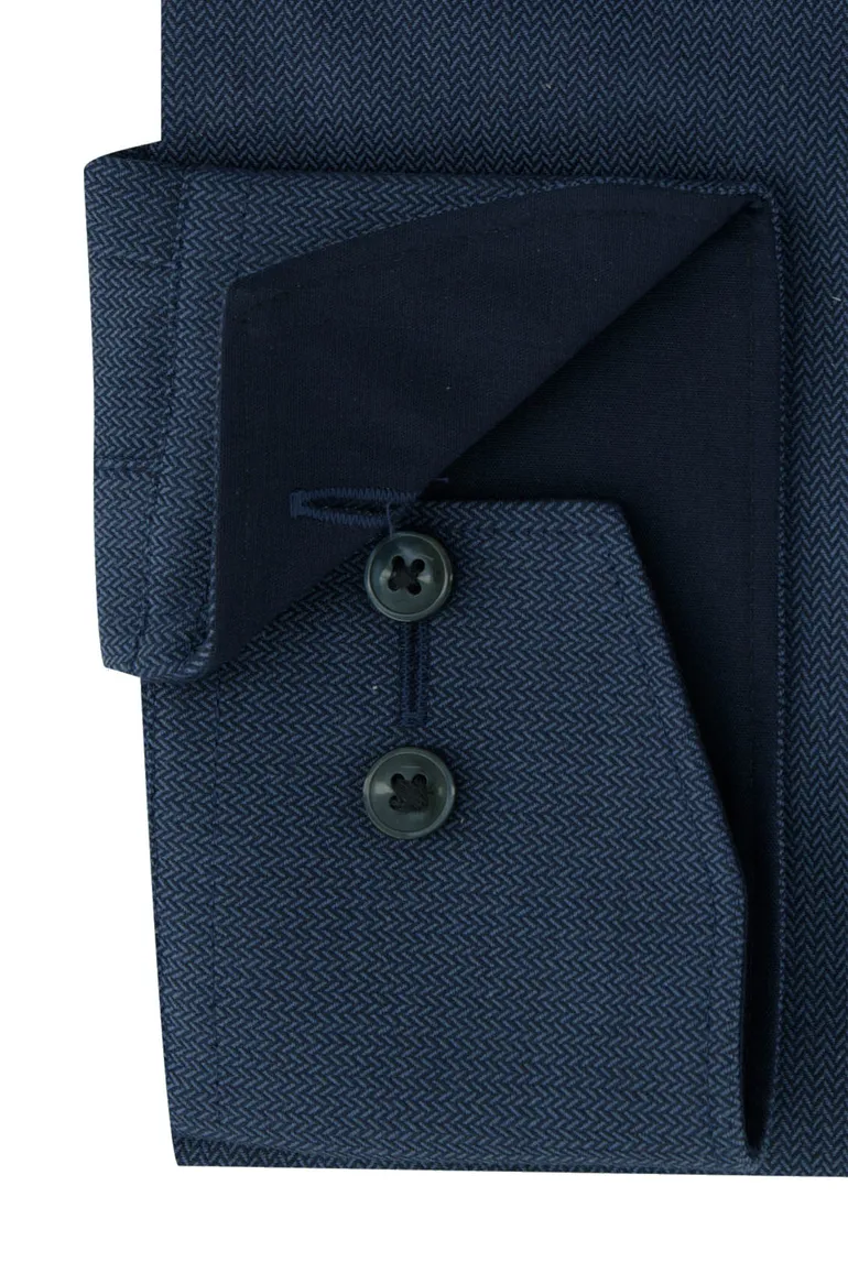 Olymp overhemd navy modern fit