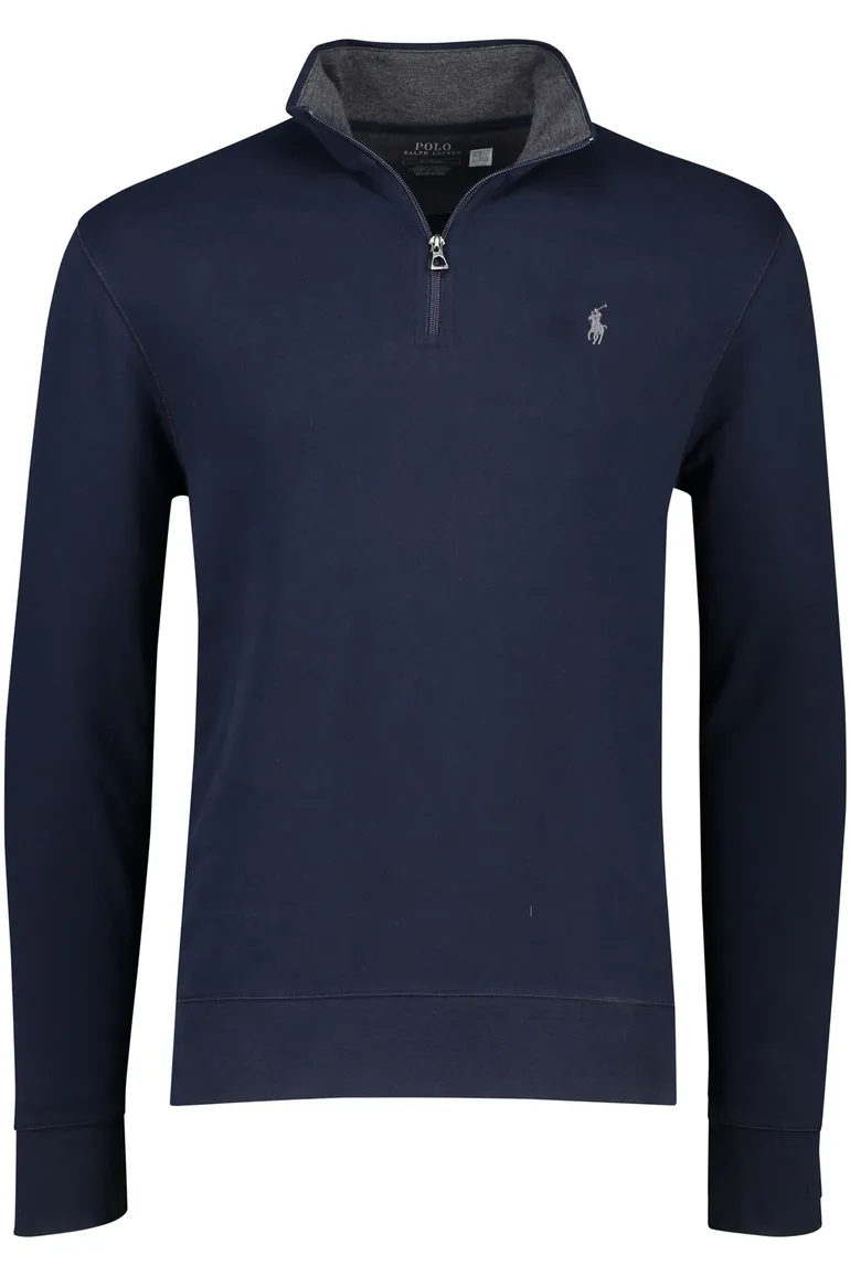 Polo Ralph Lauren trui donkerblauw opstaande hals