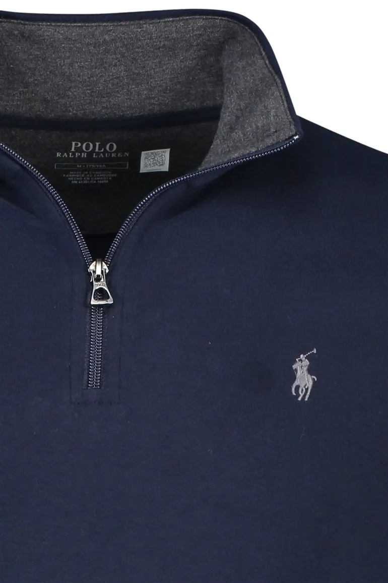 Polo Ralph Lauren trui donkerblauw opstaande hals