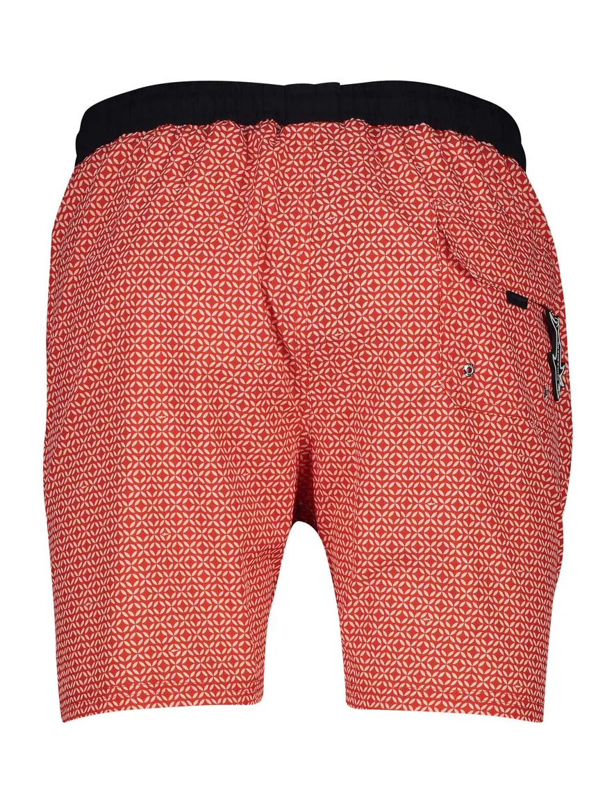 Paul & Shark zwembroek rood printje