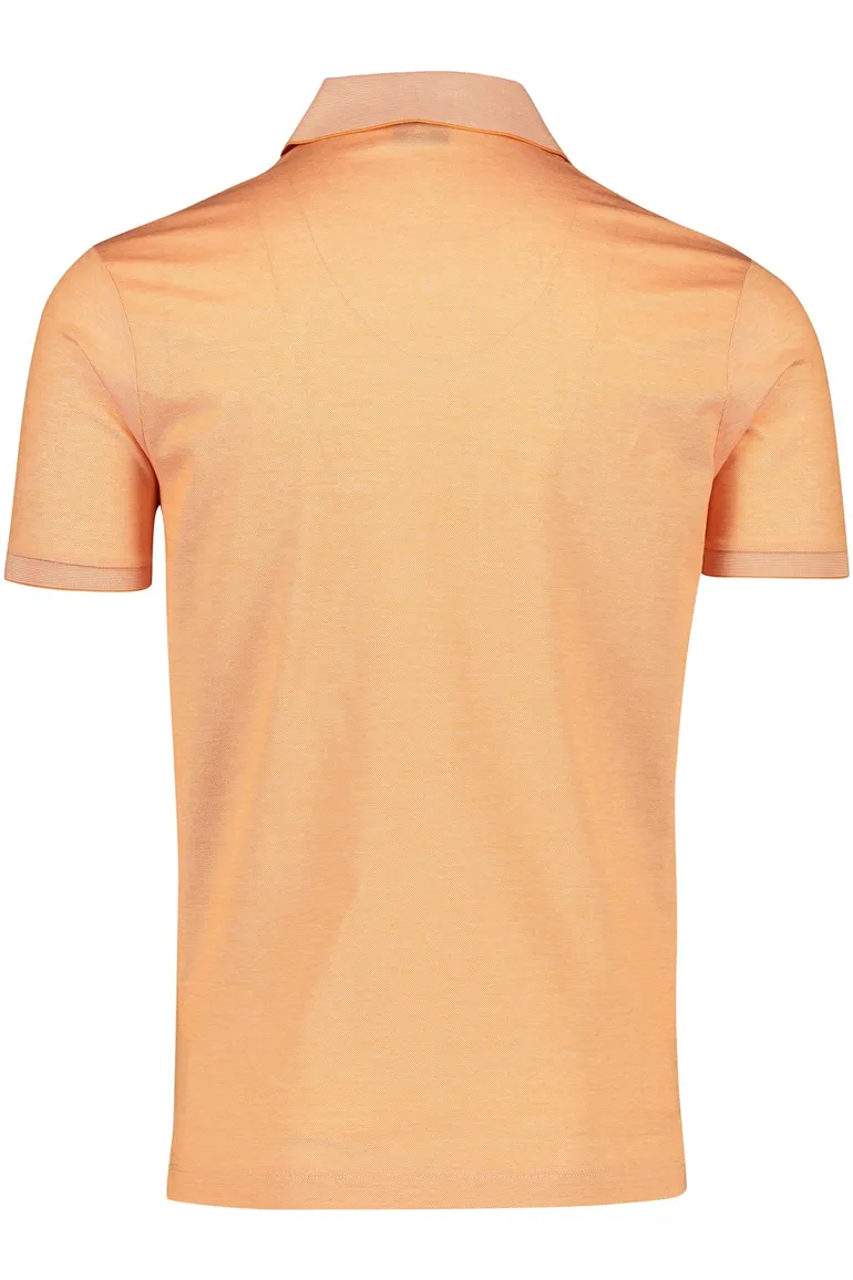 Paul & Shark polo oranje katoen 3-knoops wijde fit