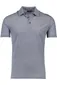 Paul & Shark navy gemêleerde polo wijde fit katoen 3-knoops