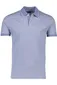Paul & Shark blauw gestreept katoenen polo wijde fit 2-knoops
