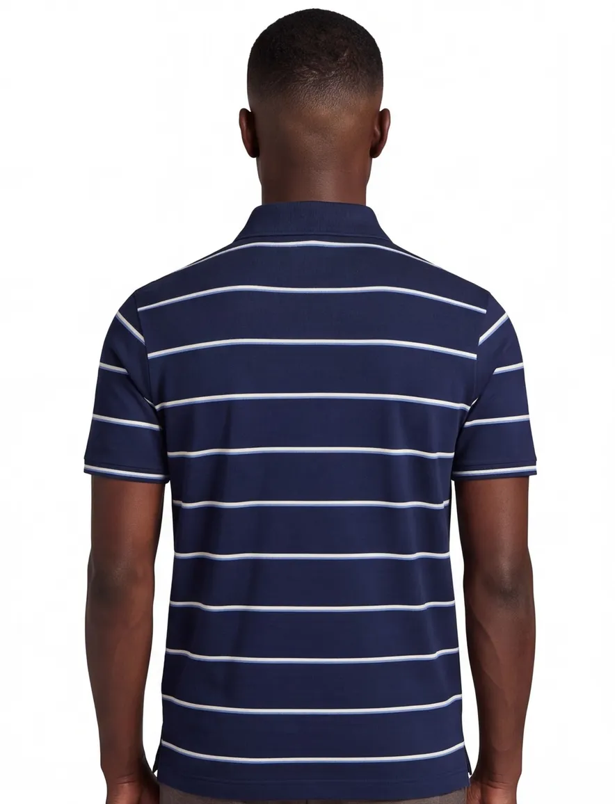 Paul & Shark katoenen polo wijde fit korte mouw 3-knoops