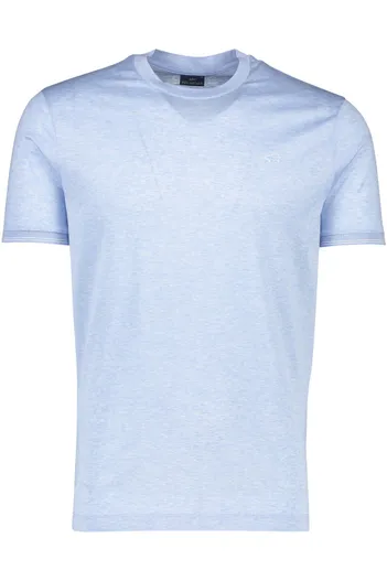 Paul & Shark Paul & Shark katoenen t-shirt ronde hals lichtblauw