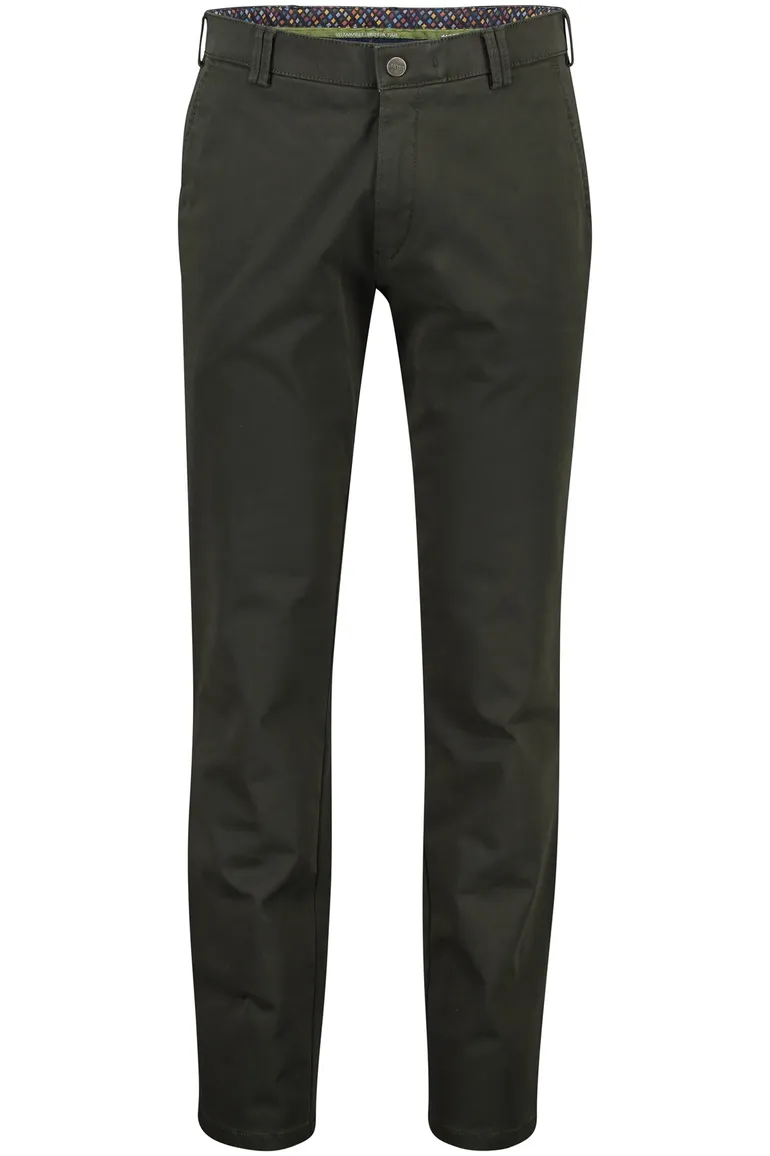 Meyer Pantalon groen rio stretch