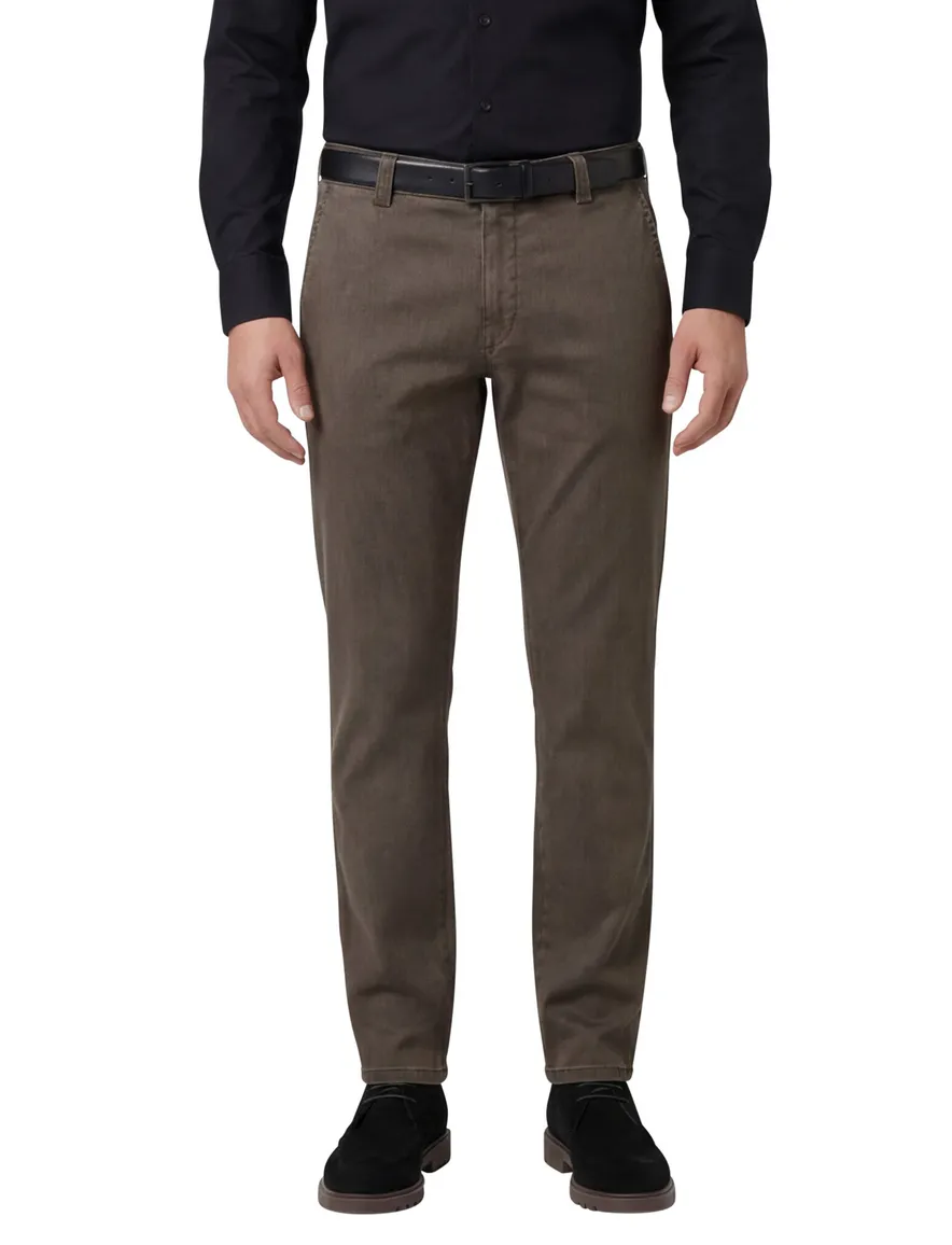 Meyer chino bruin rio modern fit