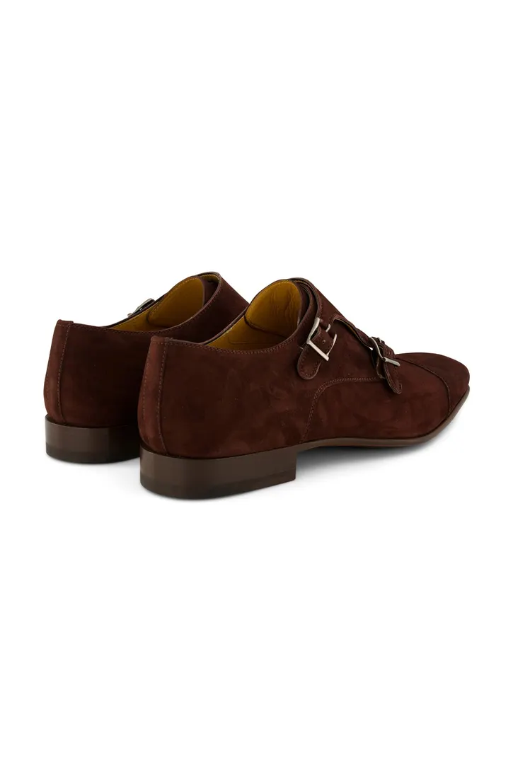 Magnanni nette schoen leer donkerbruin