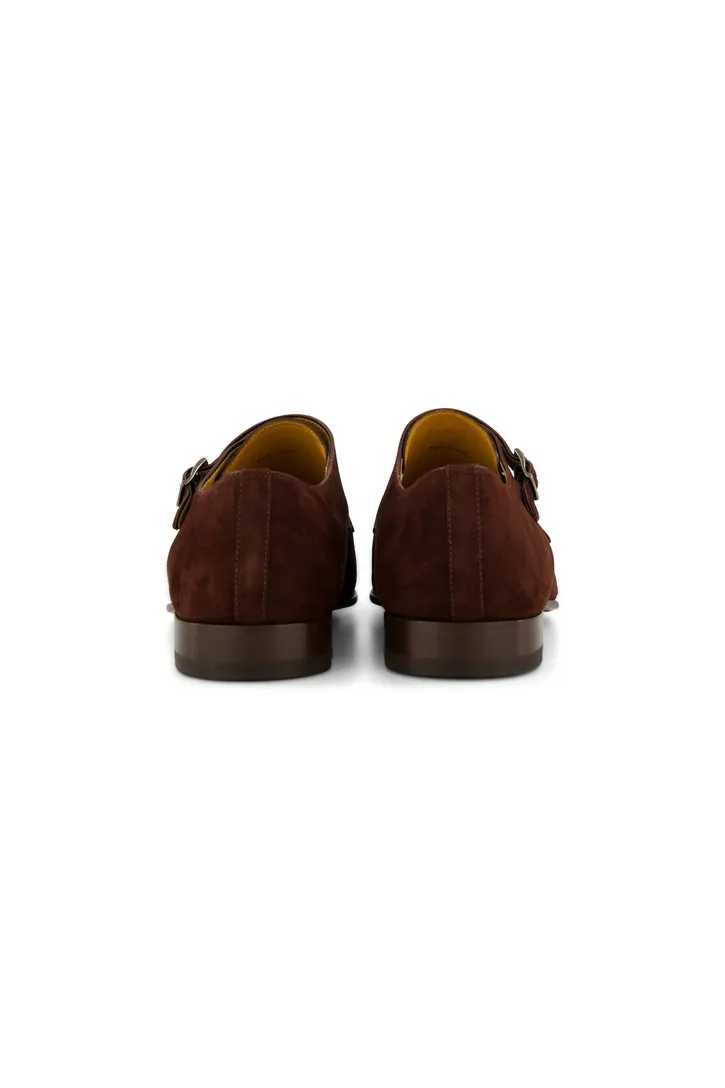 Magnanni nette schoen leer donkerbruin