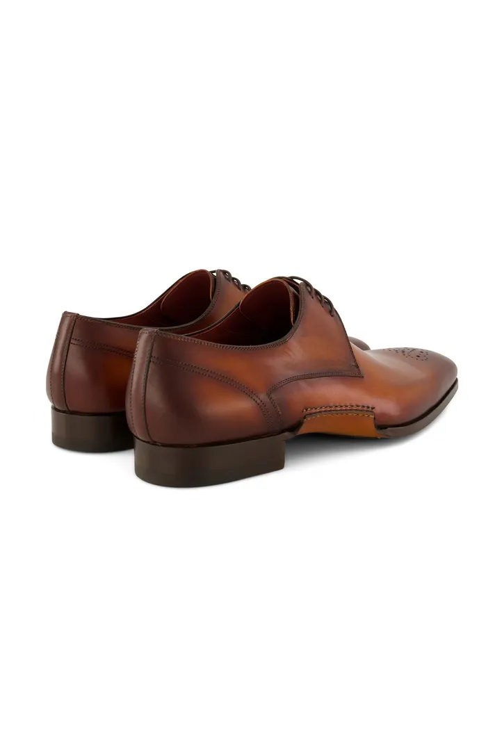 Magnanni nette schoen gemêleerd bruin