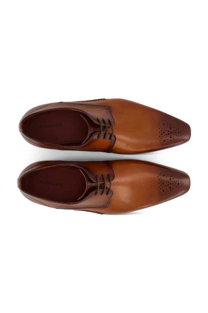 Magnanni nette schoen gemêleerd bruin