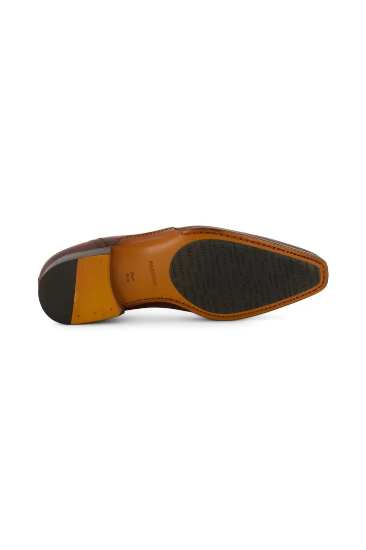 Magnanni nette schoen gemêleerd bruin