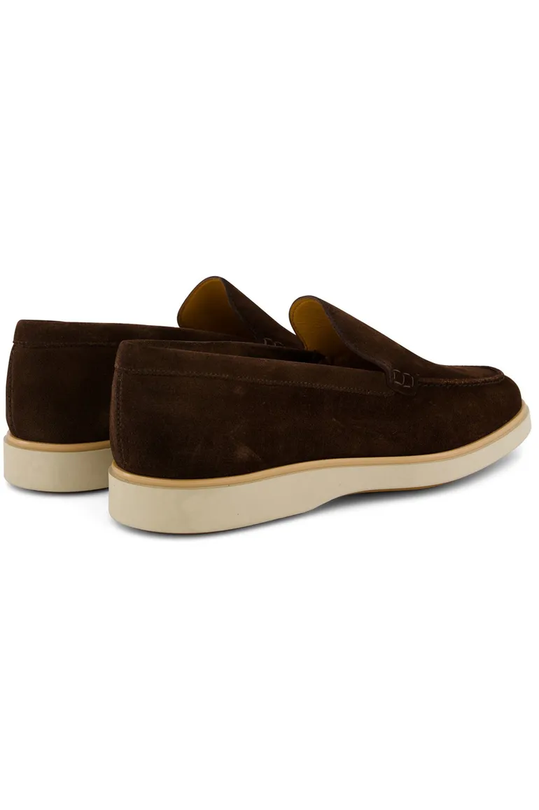 Magnanni loafers leer donkerbruin