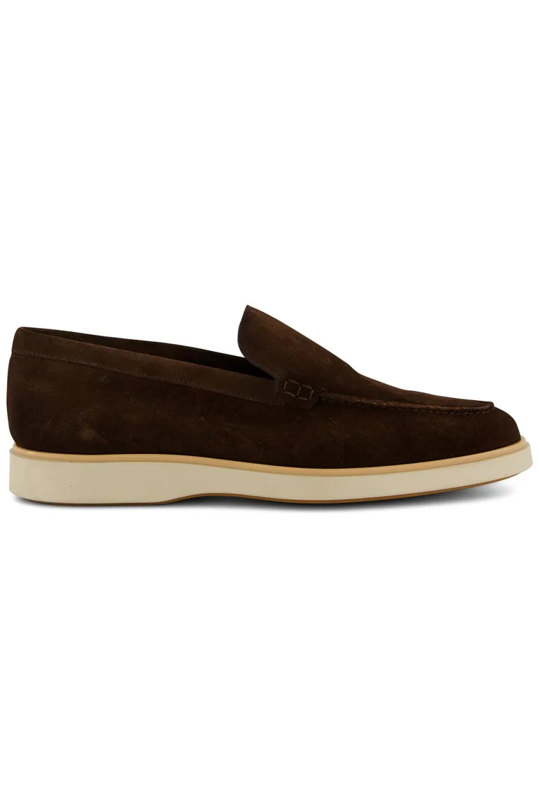 Magnanni loafers leer donkerbruin