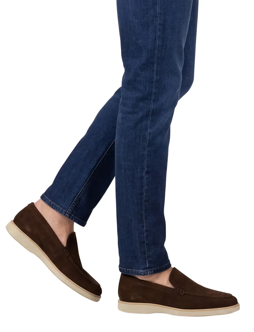 Magnanni loafers leer donkerbruin