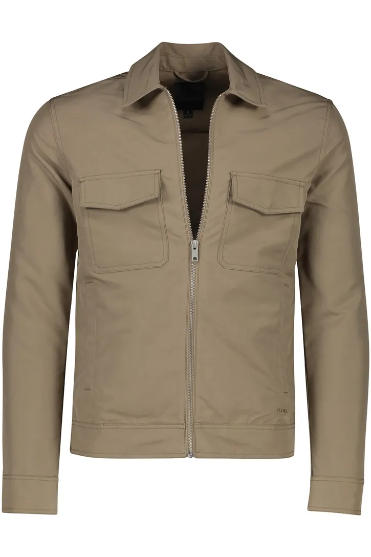 Elvine zomerjas dubbele borstzak camel Kristoffer normale fit