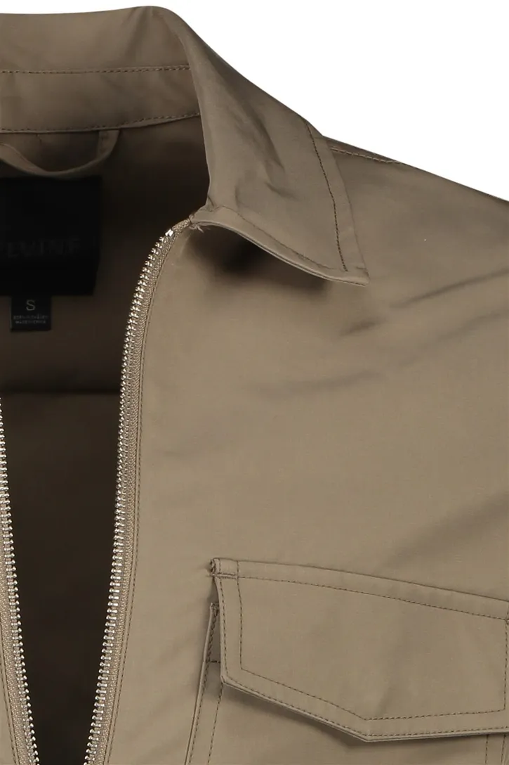 Elvine zomerjas dubbele borstzak camel Kristoffer normale fit