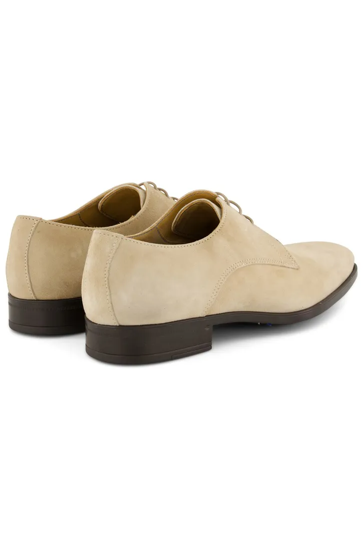 Giorgio veterschoenen beige effen leer