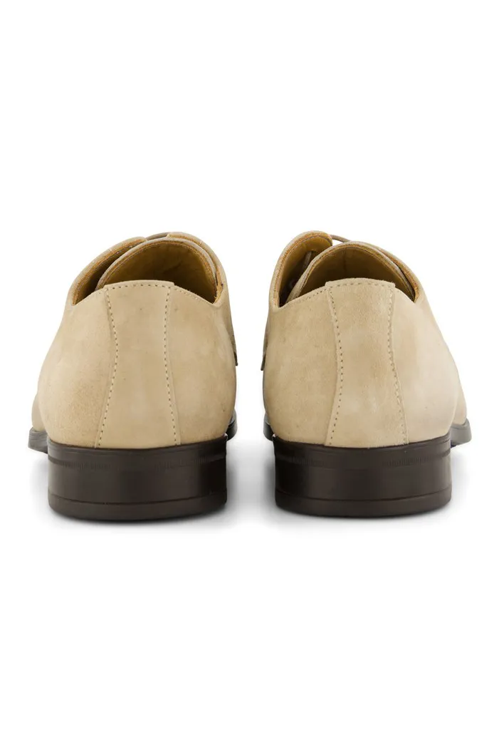Giorgio veterschoenen beige effen leer