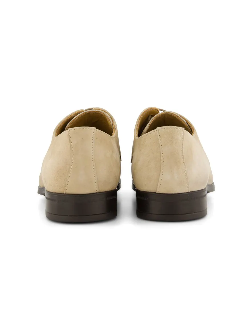 Giorgio veterschoenen beige effen leer