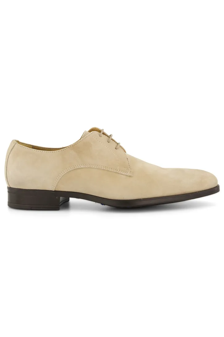 Giorgio veterschoenen beige effen leer