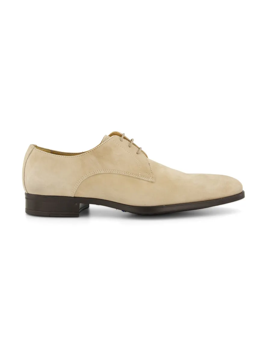 Giorgio veterschoenen beige effen leer