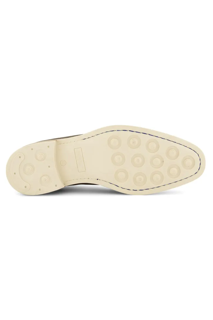 Giorgio bruin effen leer nette veterschoen