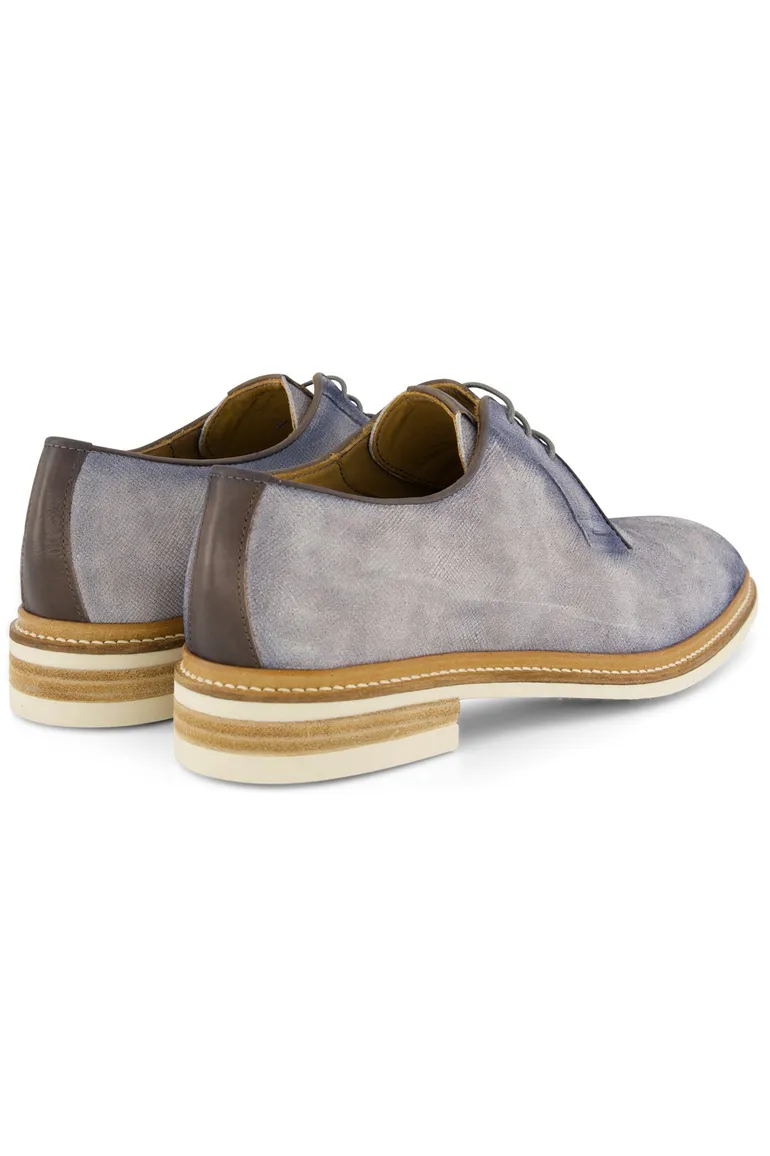Giorgio veterschoen blauw structuur
