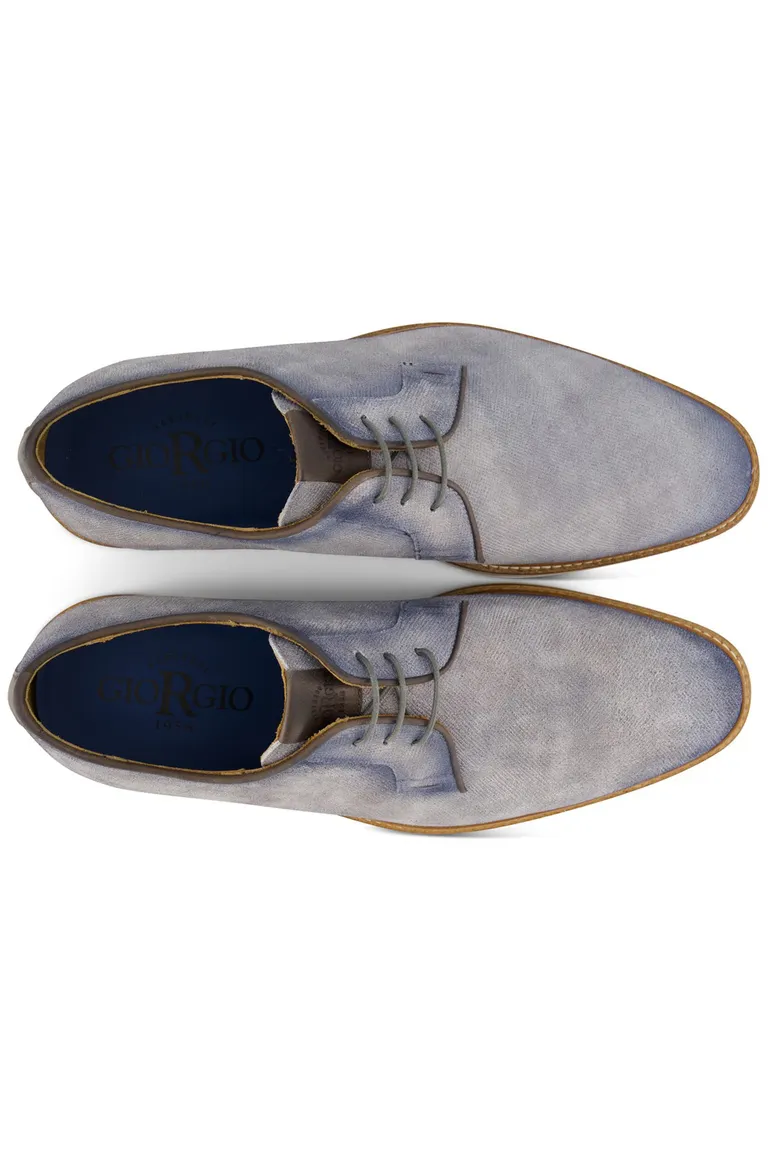 Giorgio veterschoen blauw structuur