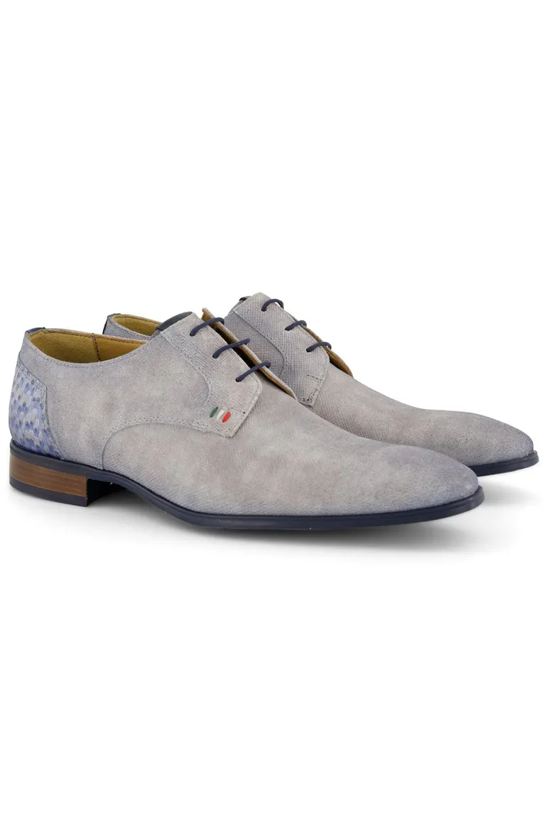 Giorgio veterschoenen grijs structuur