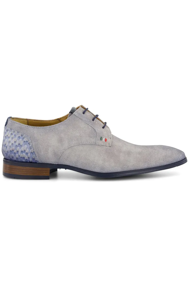 Giorgio veterschoenen grijs structuur