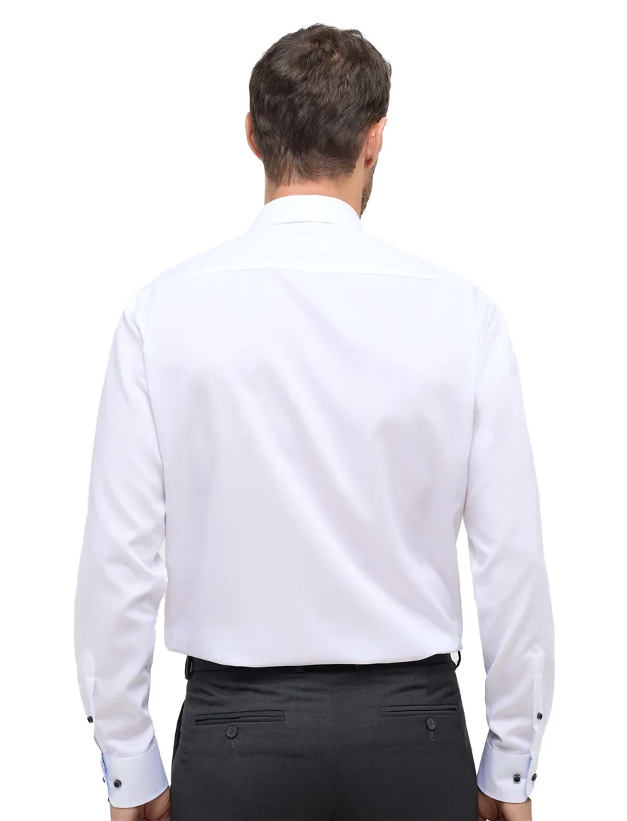 Eterna overhemd wit comfort fit katoen