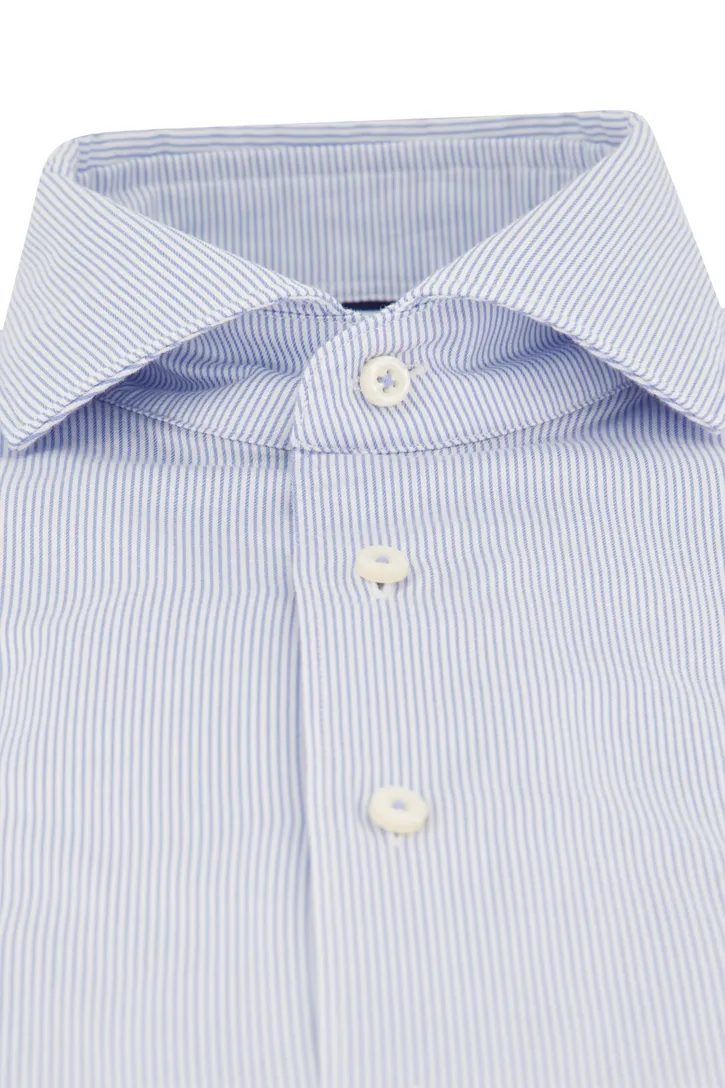 Eterna katoenen overhemd blauw modern fit